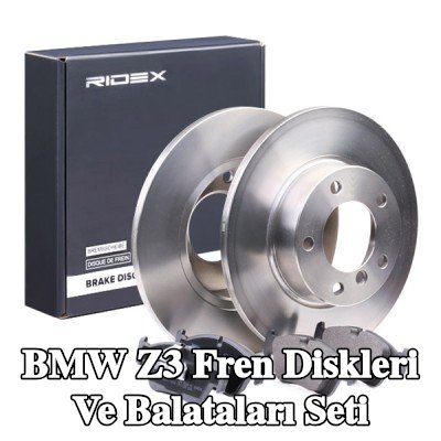 RIDEX Fren diskleri ve balataları seti Ön Aks, düz — 1995 BMW Z3