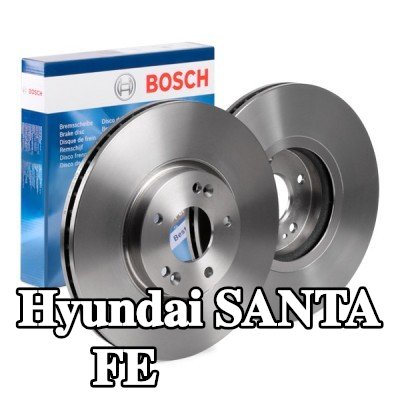 BOSCH القطر الخارجي لقرص المكابح: 321mm, مُهوى, مشحم — Hyundai Santa Fe