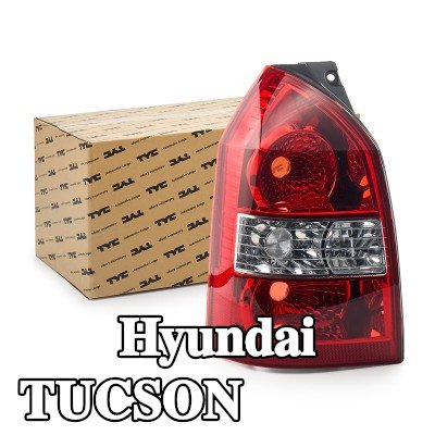 TYC المصباح الخلفي الأيسر, بدون حامل لمبة — 2012 Hyundai Tucson