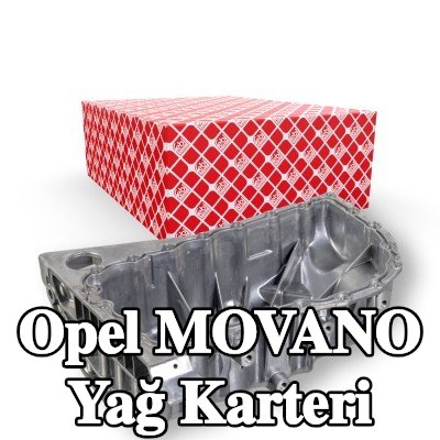 FEBI BILSTEIN Yağ tahliye tapalı yağ karteri, conta halkası ile — Opel Movano