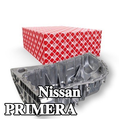 FEBI BILSTEIN حوض الزيت مع سدادة تصريف الزيت, مع حلقة مانعة للتسرب — Nissan Primera