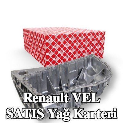 FEBI BILSTEIN Yağ tahliye tapalı yağ karteri, conta halkası ile — Renault Vel Satis