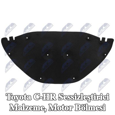 NTY Sessizleştirici malzeme, motor bölmesi — Toyota C-hr