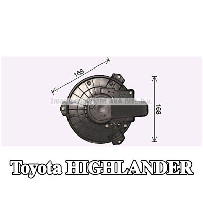 PRASCO محرك منفاخ التدفئة — Toyota Highlander