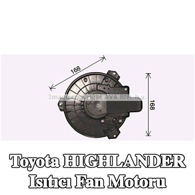 PRASCO Isıtıcı fan motoru — Toyota Highlander