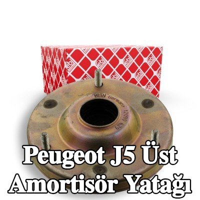 FEBI BILSTEIN Üst amortisör yatağı Ön Aks, bilyalı rulman içermez — Peugeot J5