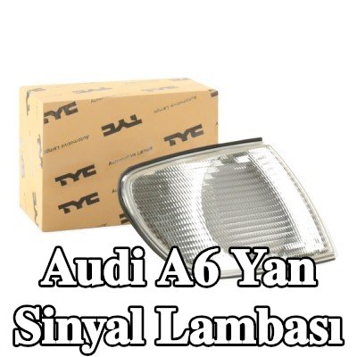 TYC Yan sinyal Sağ Ön, beyaz, ampul yuvası olmadan — 1996 Audi A6