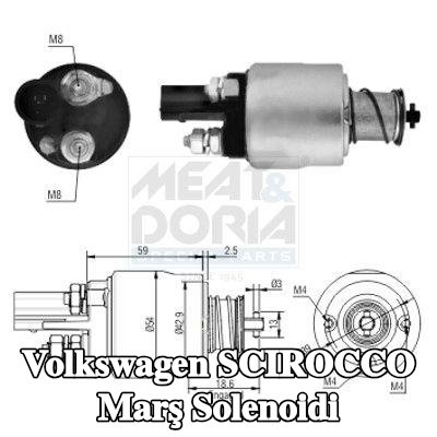 MEAT & DORIA Marş solenoidi — 2008 Volkswagen Scirocco