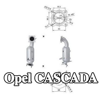 VEGAZ المحول الحفاز — Opel Cascada