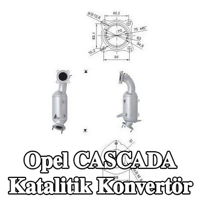 VEGAZ Katalitik konvertör — Opel Cascada