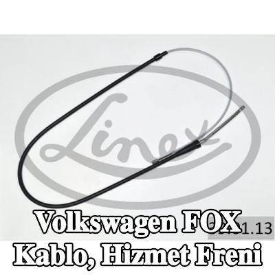 LINEX Kablo, hizmet freni — Volkswagen Fox