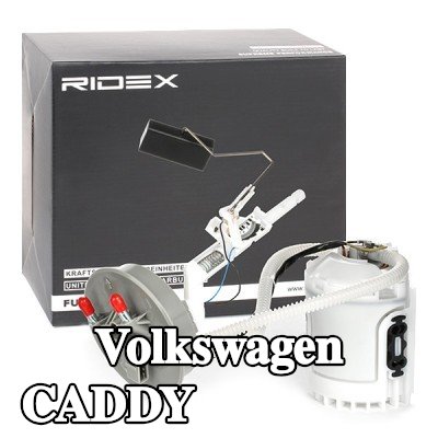 RIDEX وحدة تغذية الوقود 3bar, كهربائي, بنزين, مع وحدة إرسال الوقود — 2002 Volkswagen Caddy