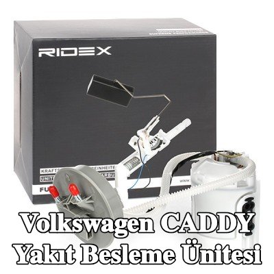 RIDEX Yakıt besleme ünitesi 3bar, Elektrikli, Benzin, yakıt seviye sensörlü — 2002 Volkswagen Caddy