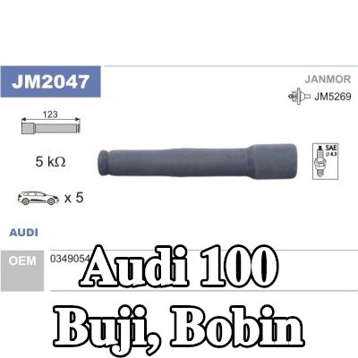 JANMOR Buji, bobin — Audi 100