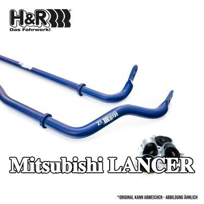 H&R مجموعة قضبان منع الانقلاب — 2002 Mitsubishi Lancer