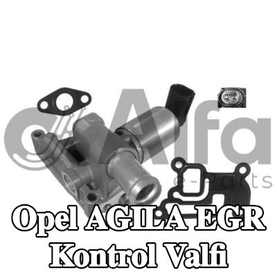 Alfa e-Parts Conta/sızdırmazlık elemanlı EGR kontrol valfi — 2002 Opel Agila