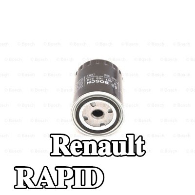 BOSCH فلتر الزيت مع صمامين مانعين للرجوع — Renault Rapid