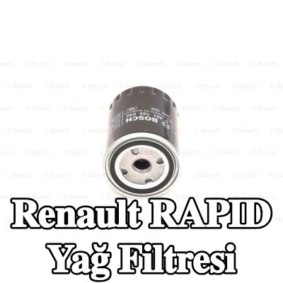 BOSCH İki çek valflı yağ filtresi — Renault Rapid