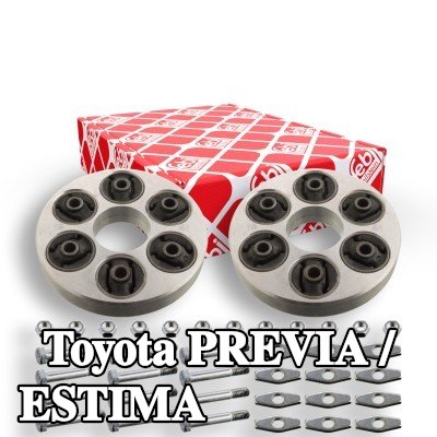 FEBI BILSTEIN وصلة عمود الإدارة الخلفية, مع صواميل, مع مسامير/براغي — Toyota Previa / Estima
