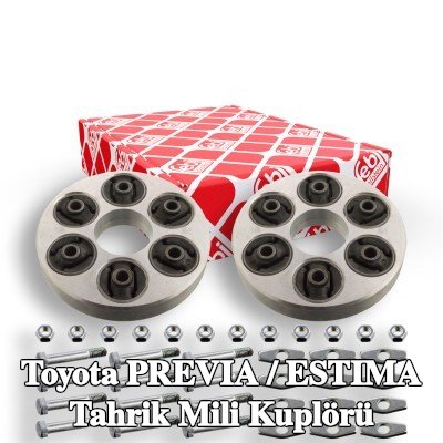 FEBI BILSTEIN Tahrik mili kuplörü Arka, somunlu, cıvata/vida ile — Toyota Previa / Estima