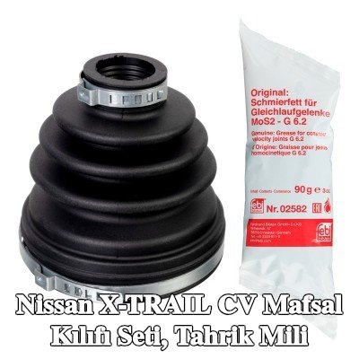 FEBI BILSTEIN CV Mafsal Kılıfı Seti, tahrik mili — Nissan X-trail