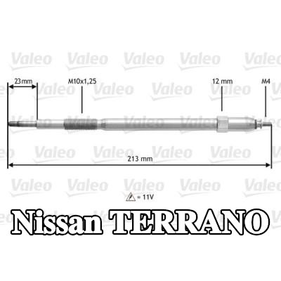 VALEO شمعة التسخين — Nissan Terrano