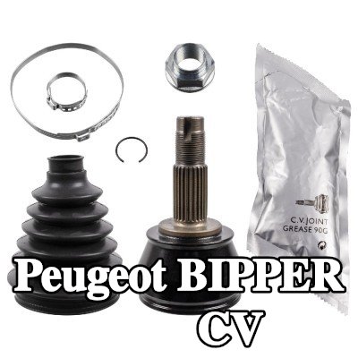 FEBI BILSTEIN طقم مفصل CV المحور الأمامي الأيسر, المحور الأمامي الأيمن, جانب العجلة, مع صمولة, مع شحم — Peugeot Bipper
