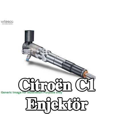 Schaeffler Vitesco Conta/sızdırmazlık elemanı ile birlikte enjektör, Kontrol Ünitesi/Yazılımı eğitilmeli/güncellenmelidir — 2012 Citroën C1
