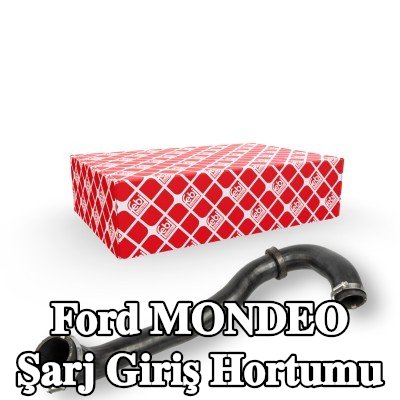 FEBI BILSTEIN Şarj Cihazı Emme Hortumu Şarj Havası Soğutucusu, Sol, kelepçeli — 2012 Ford Mondeo