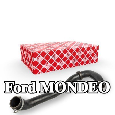FEBI BILSTEIN خرطوم سحب الشاحن مبرد هواء الشحن, يسار, مع مشابك — 2012 Ford Mondeo
