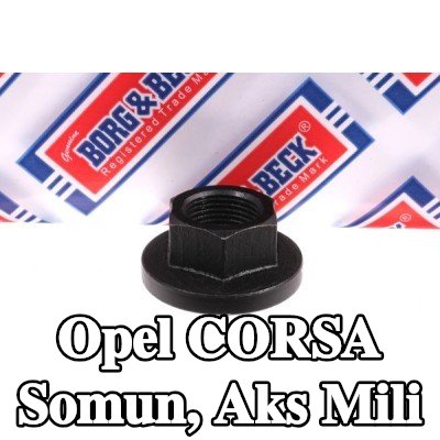 BORG & BECK Somun, aks mili — 2012 Opel Corsa