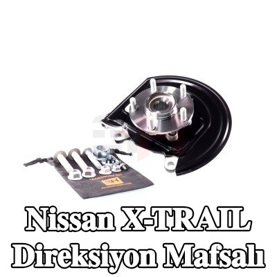 GH Direksiyon mafsalı Ön aks sol, cıvata/vida ile, sıçrama koruma kapaklı, tekerlek yatağı ile, tekerlek göbeği ile — 2012 Nissan X-trail