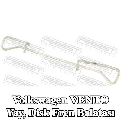 FEBEST Yay, disk fren balatası — Volkswagen Vento