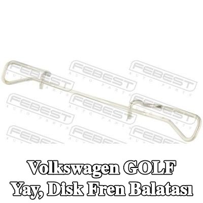 FEBEST Yay, disk fren balatası — 2000 Volkswagen Golf