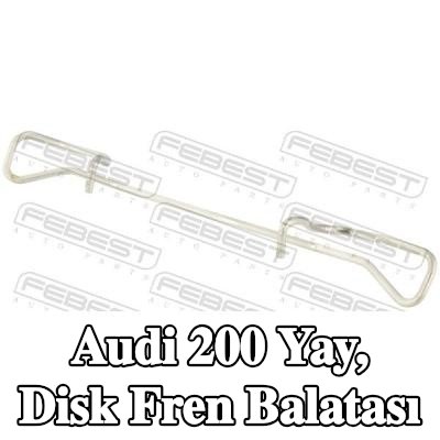 FEBEST Yay, disk fren balatası — Audi 200