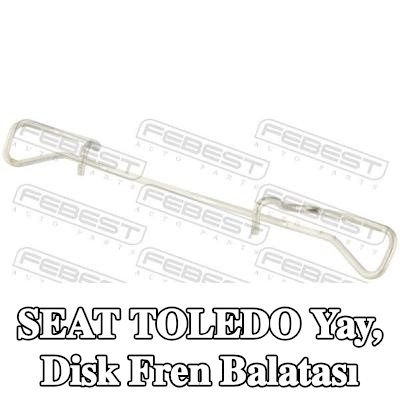 FEBEST Yay, disk fren balatası — SEAT Toledo