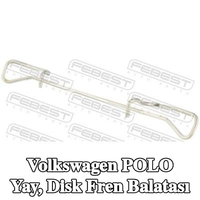 FEBEST Yay, disk fren balatası — Volkswagen Polo
