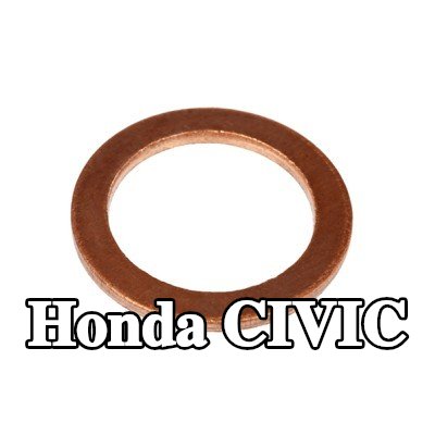 FEBI BILSTEIN حشية سدادة حوض الزيت من النحاس, Inner Diameter: 14mm — 2002 Honda Civic