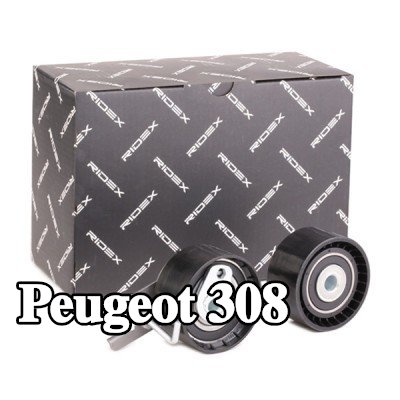 RIDEX مجموعة البكرات، حزام التوقيت — Peugeot 308