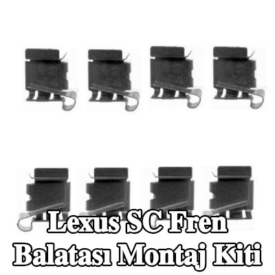 HELLA Fren balatası montaj kiti — 2000 Lexus Sc