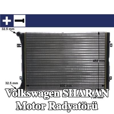 MAHLE Vidalı motor radyatörü — 2002 Volkswagen Sharan