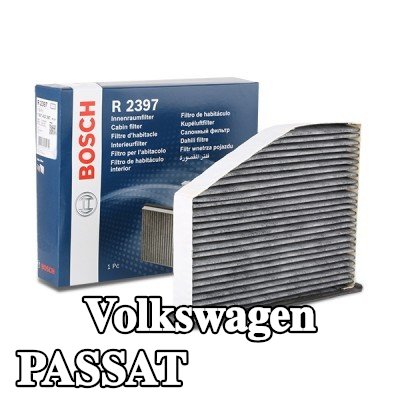 BOSCH مرشح حبوب اللقاح مرشح الكربون المنشط — 2012 Volkswagen Passat