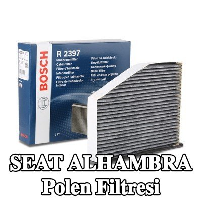 BOSCH Polen filtresi Aktif Karbon Filtresi — SEAT Alhambra