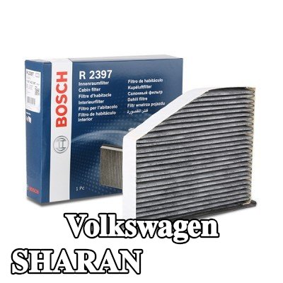 BOSCH مرشح حبوب اللقاح مرشح الكربون المنشط — Volkswagen Sharan