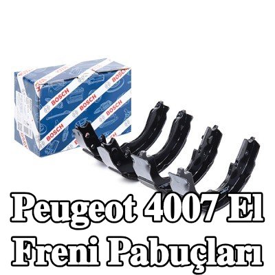BOSCH El freni pabuçları — 2008 Peugeot 4007