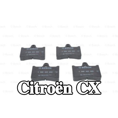 BOSCH مجموعة وسادات الفرامل 15, 5mm, مع دليل التركيب — Citroën Cx