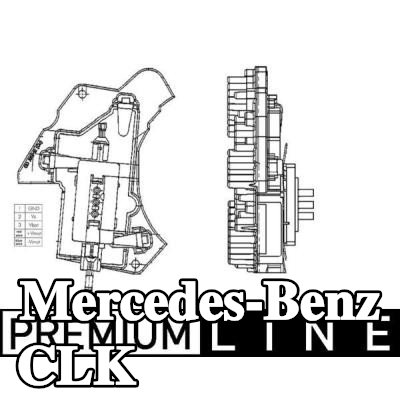 MAHLE منظم محرك المروحة — 2000 Mercedes-Benz Clk
