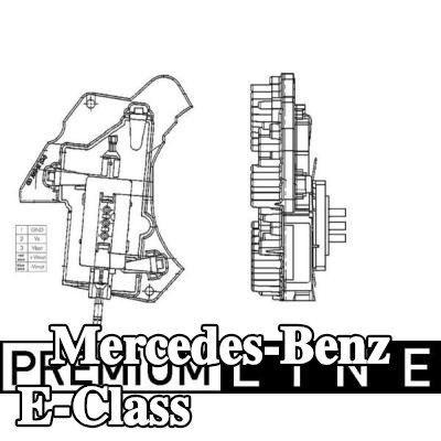 MAHLE منظم محرك المروحة — 2000 Mercedes-Benz E-Class