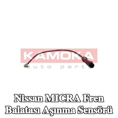 KAMOKA Ön aks fren balatası aşınma sensörü, Arka Aks — Nissan Micra