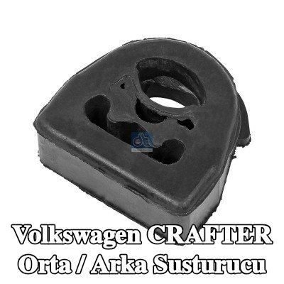 DT Spare Parts Orta / Arka susturucu — Volkswagen Crafter